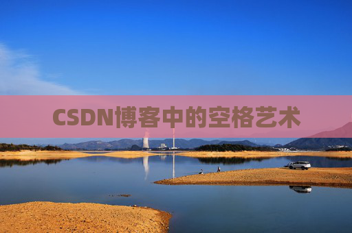 CSDN博客中的空格艺术